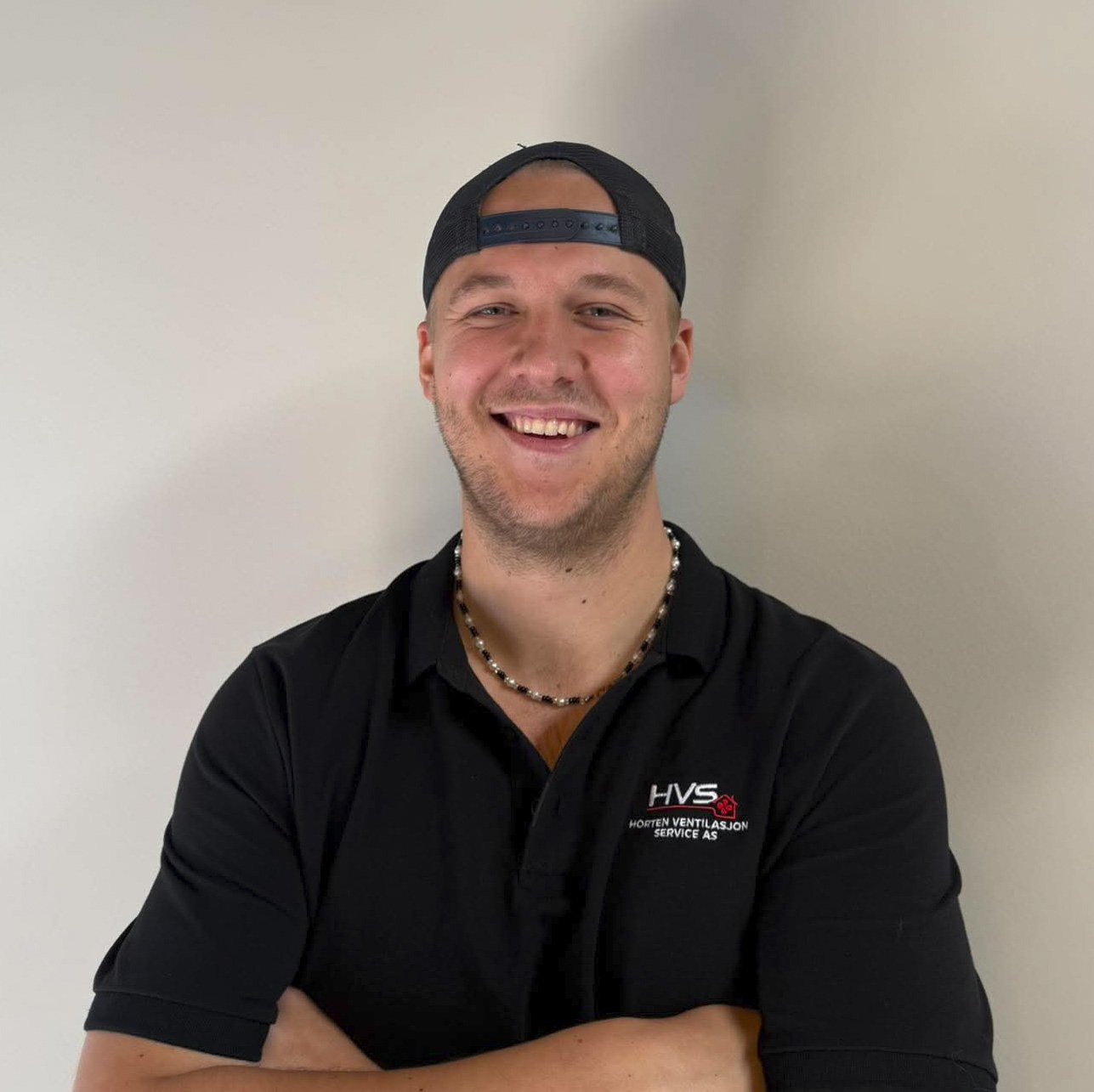 Sebastian Loe Mathisen, serviceleder i Horten Ventilasjon Service